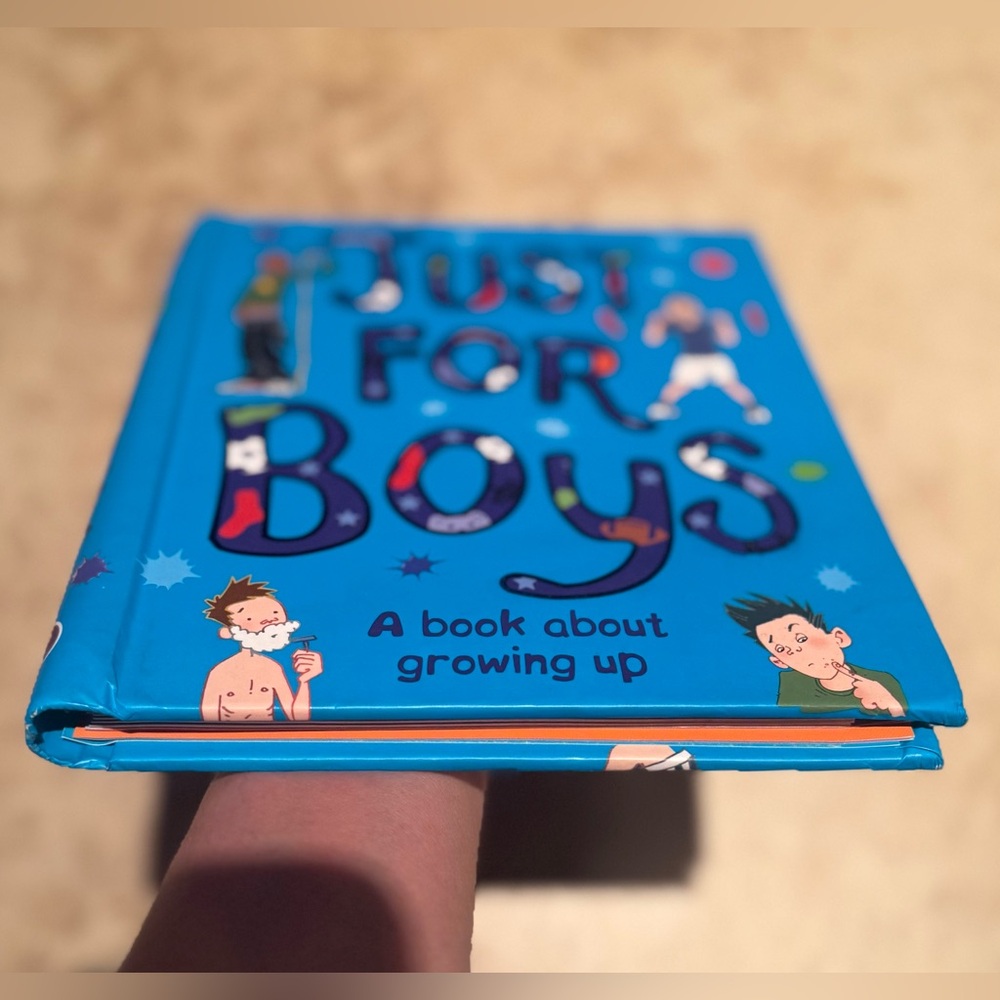 Just For Boys: A Book About Growing Up Hardcover Book - Picture 12 of 15
